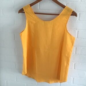 Vintage Camisole tank top Reitmans Marigold Yellow Size L